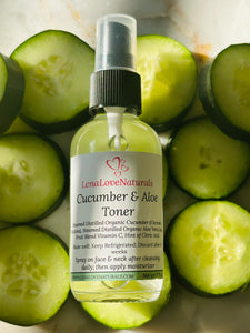 Cucumber Face Toner - Aloe Vera Toner - Refreshing Skin Toner