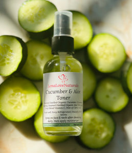 Cucumber Face Toner - Aloe Vera Toner - Refreshing Skin Toner