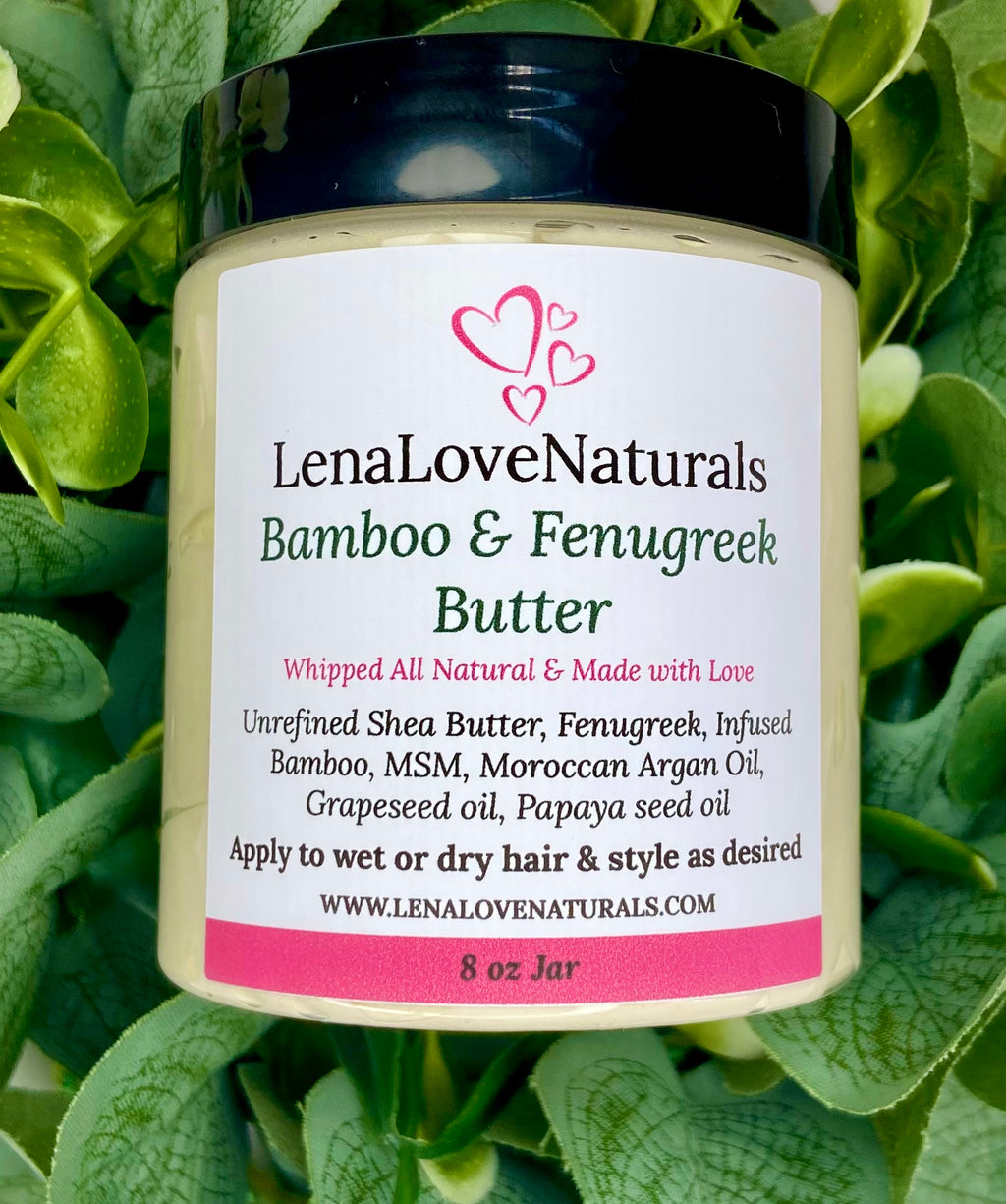 Bamboo & Fenugreek | Hair Growth Butter | Bamboo for hair growth | Hair treatment - LenaLoveNaturals