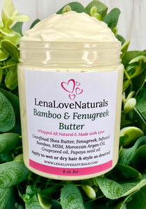 Bamboo & Fenugreek | Hair Growth Butter | Bamboo for hair growth | Hair treatment - LenaLoveNaturals