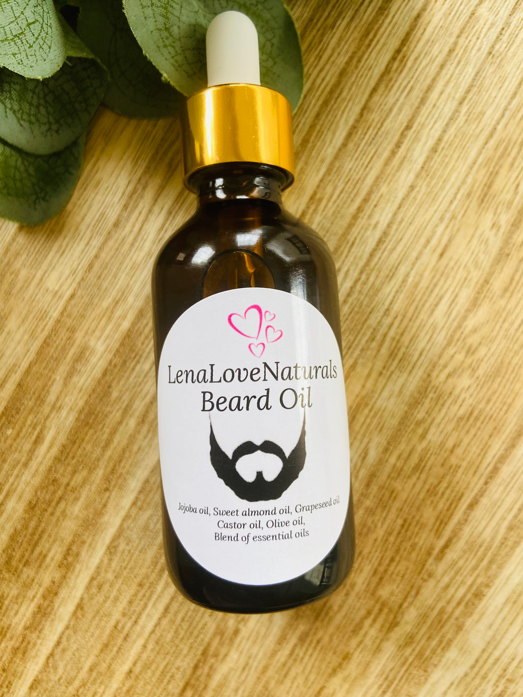 Beard hair growth oil for Men - LenaLoveNaturals