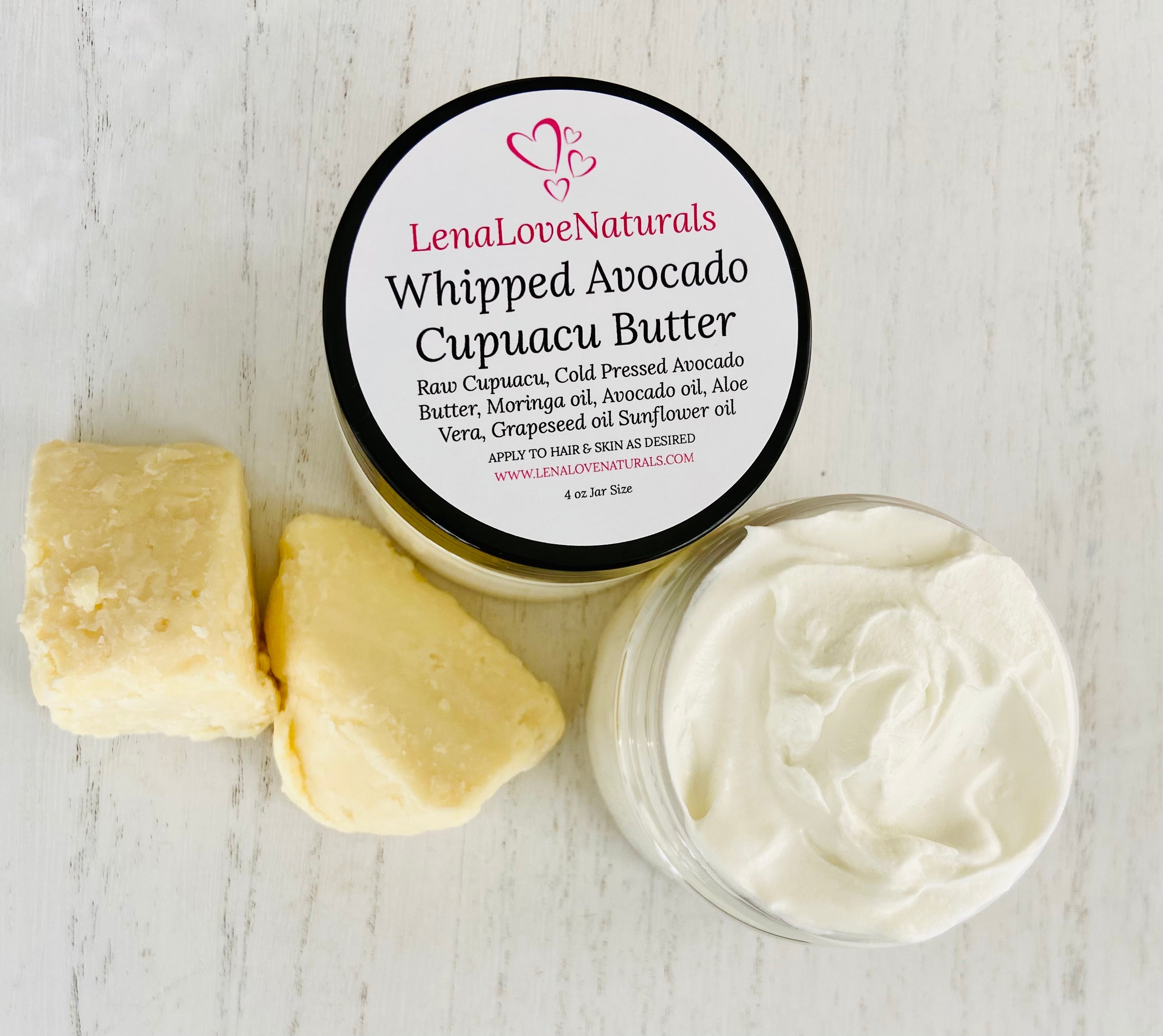 Avocado Cupuacu Whipped Hair & Body Butter - LenaLoveNaturals