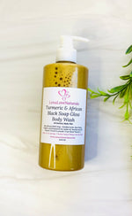 Load image into Gallery viewer, Turmeric African Black Soap Face Wash - LenaLoveNaturals
