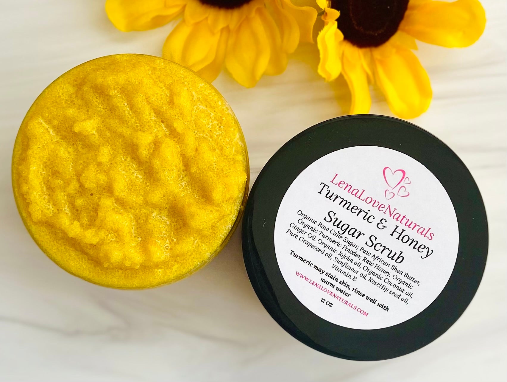 Turmeric & Honey Body Scrub - LenaLoveNaturals