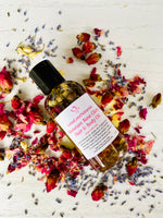 Load image into Gallery viewer, Moisture Rose Glory Hair &amp; Body Oil (Rose oil, Hair growth oil, Lavender oil) 4oz - LenaLoveNaturals
