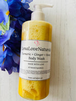Load image into Gallery viewer, Turmeric+Ginger+Honey Body Wash - LenaLoveNaturals
